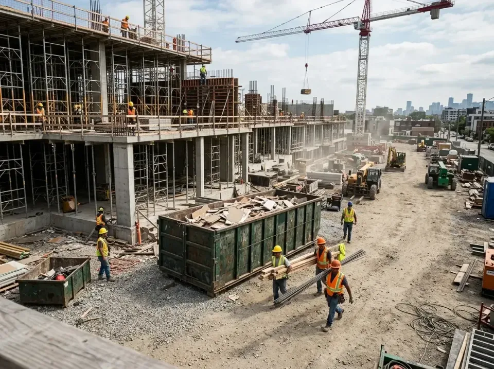 commercial-construction-site-w-002 — frequently asked questions, Low Cost Construction Dumpster Rental in Hasbrouck Heights,…